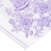 Shabby Chic, Lavendel, Handtuch, Blumenmuster, Vik Großer Tischläufer (Ecke)