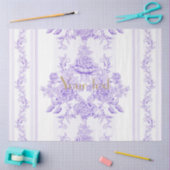 Shabby Chic, Lavendel, Handtuch, Blumenmuster, Vik Seidenpapier (Basteln)