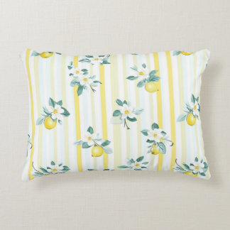 Shabby Chic Lemon Floral Series Design #12 Dekokissen
