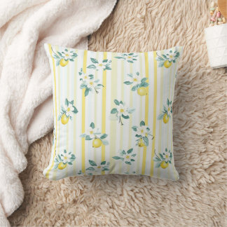 Shabby Chic Lemon Floral Series Design #12 Kissen