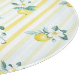 Shabby Chic Lemon Floral Series Design #12 Schneidebrett (Ecke)