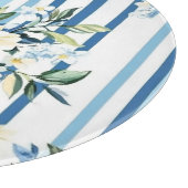 Shabby Chic Lemon Floral Series Design #1 Schneidebrett (Ecke)