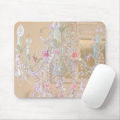Shabby Chic-Leuchter-Mausunterlage Mousepad (Mit Mouse)