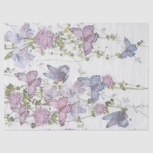 Shabby Chic Lilac Serie Design 15 Seidenpapier (Vorderseite)