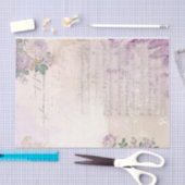 Shabby Chic Lilac Serie Design 1 Seidenpapier (Handwerk)