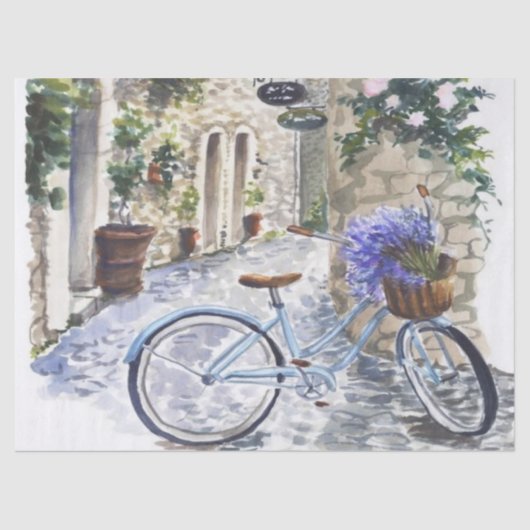 Shabby Chic Lilac Serie Design 20 Seidenpapier (Vorderseite)