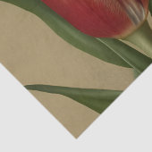 Shabby Chic Lovely Red Tulip Seidenpapier (Ausschnitt)