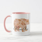 Shabby Chic Mama Bear Tasse (Links)