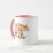 Shabby Chic Mama Bear Tasse (Vorderseite Links)