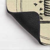 Shabby-Chic-Mauspad Mousepad (Ecke)