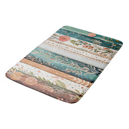 Shabby Chic-Mischmuster Badematte