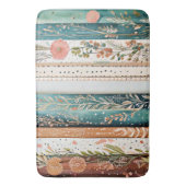 Shabby Chic-Mischmuster Badematte (Vorderseite Vertikal)