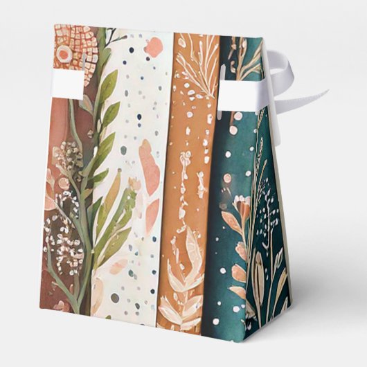 Shabby Chic-Mischmuster Geschenkschachtel (Rückseite)