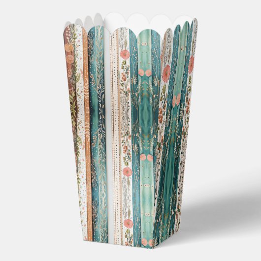 Shabby Chic-Mischmuster Geschenkschachtel (Rückseite)