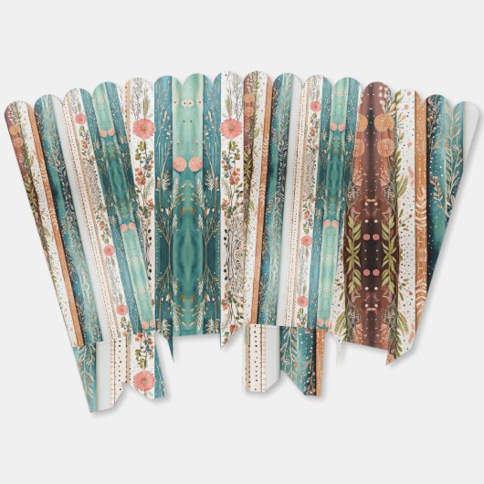 Shabby Chic-Mischmuster Geschenkschachtel (Ungeklappt)