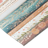 Shabby Chic-Mischmuster Mittelgroßer Tischläufer (Ecke)