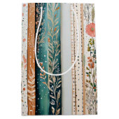 Shabby Chic-Mischmuster Mittlere Geschenktüte (Vorderseite)