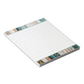 Shabby Chic-Mischmuster Notizblock (angewinkelt)