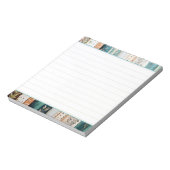 Shabby Chic-Mischmuster Notizblock (Rotiert)