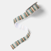Shabby Chic-Mischmuster Satinband (Rückseite)