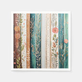 Shabby Chic-Mischmuster Serviette (Vorderseite)