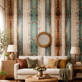 Shabby Chic-Mischmuster Tapete