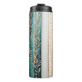 Shabby Chic-Mischmuster Thermosbecher (Vorderseite)