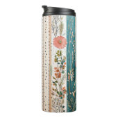 Shabby Chic-Mischmuster Thermosbecher (Nach rechts gedreht)