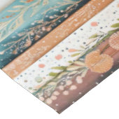 Shabby Chic-Mischmuster Tischdecke (Schrägansicht)