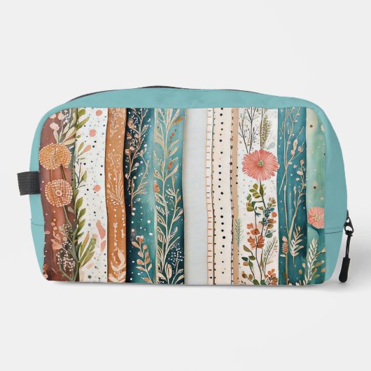 Shabby Chic-Mischmuster Waschbeutel (Vorderseite)