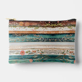 Shabby Chic-Mischmuster Zubehörtasche (Vorderseite)