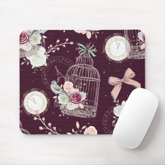 Shabby Chic Mousepad (Mit Mouse)