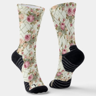 Shabby Chic Muster Vintag Socken