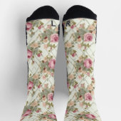 Shabby Chic Muster Vintage Socken (Oben)
