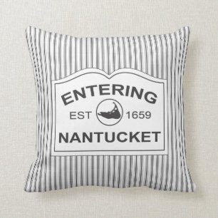 Shabby Chic Nantucket willkommenes Kissen