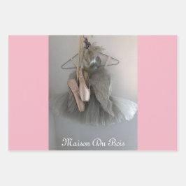 Shabby Chic-Packpapier Geschenkpapier Set