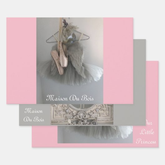 Shabby Chic-Packpapier Geschenkpapier Set (Set)