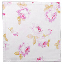 Shabby Chic Pale Pink Rose Tuch Napkin
