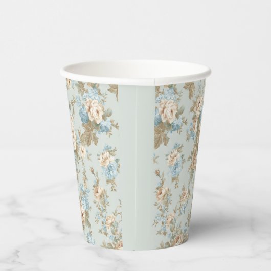 Shabby Chic Pappbecher (Rechts)