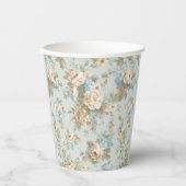 Shabby Chic Pappbecher (Vorderseite)