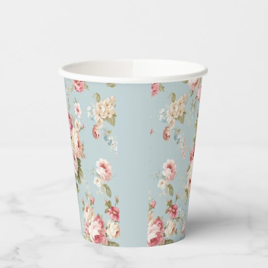 Shabby Chic Pappbecher (Links)