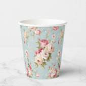 Shabby Chic Pappbecher (Vorderseite)
