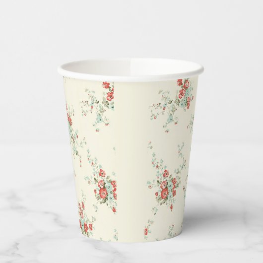 Shabby Chic Pappbecher (Links)