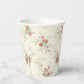 Shabby Chic Pappbecher (Vorderseite)