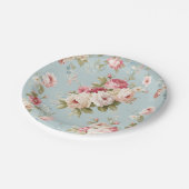 Shabby Chic Pappteller (Schrägansicht)