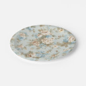 Shabby Chic Pappteller (Schrägansicht)