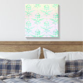 Shabby Chic Pasta Sunrise Leinwand (Insitu (Schlafzimmer))