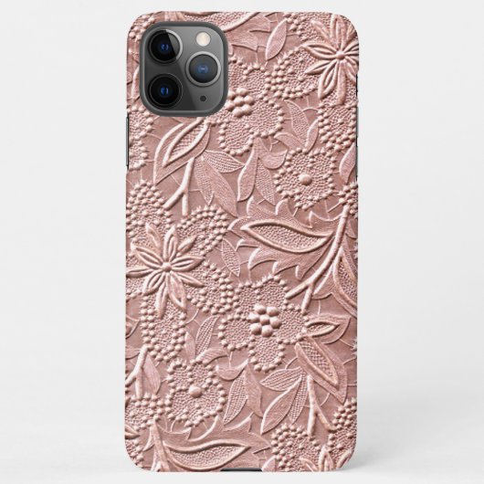 Shabby Chic Pastel Korallenrot Rosa Kunst, Dichtun iPhone Hülle (Rückseite)