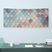 Shabby Chic Pastel Tiles Banner (Messe)