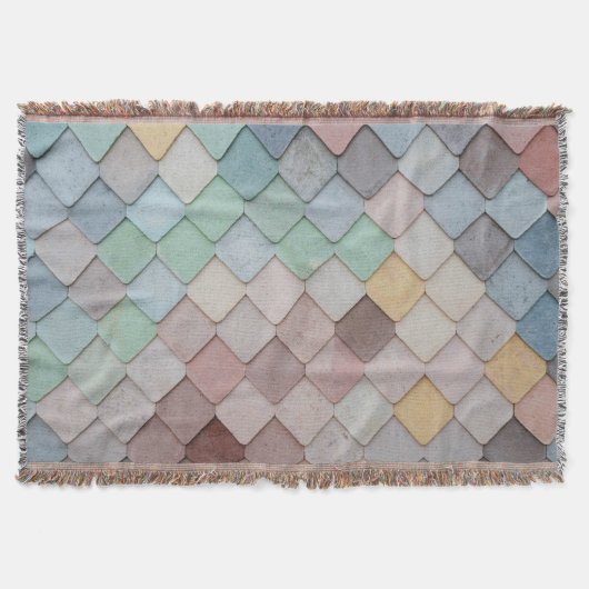 Shabby Chic Pastel Tiles Decke (Vorderseite)